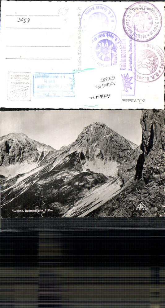 676587,Dachstein Guttenberghaus b. Gosau