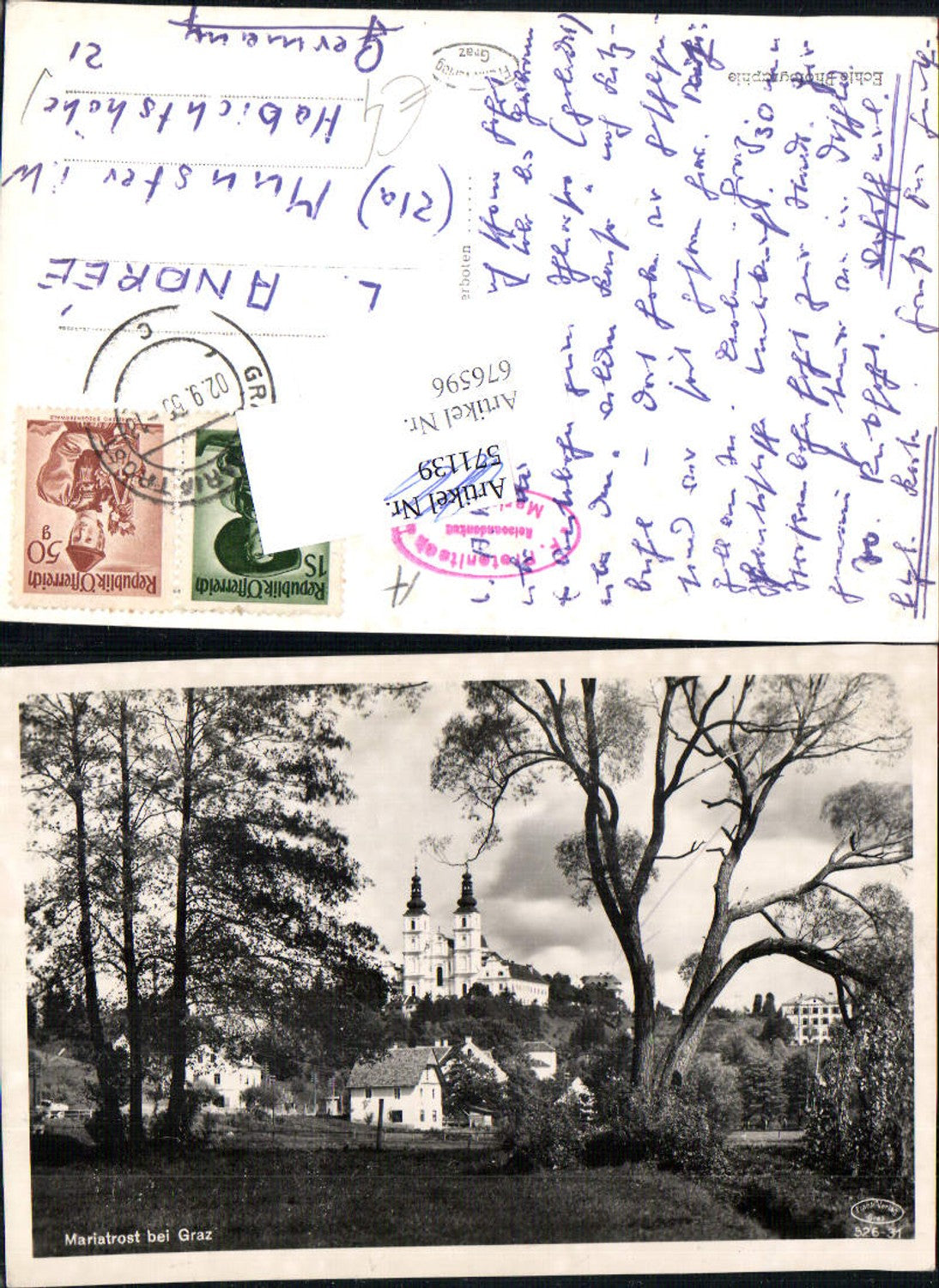 Alte Ansichtskarte – Old Postcard