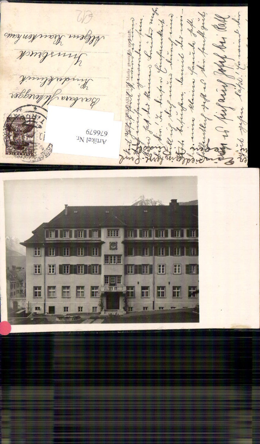 Alte Ansichtskarte – Old Postcard