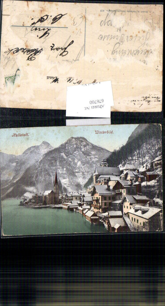 676700,Hallstatt am Hallstättersee Winterbild Brandt 419
