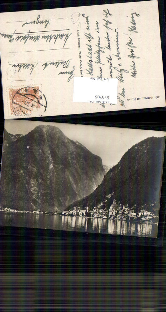 676706,Hallstatt am Hallstättersee gel. n. Marktheidenfeld Main