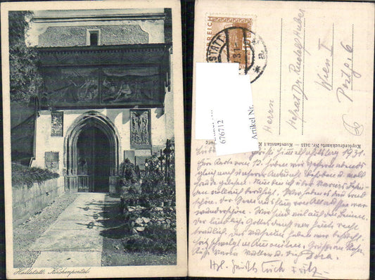 676712,Hallstatt am Hallstättersee Kirchenportal