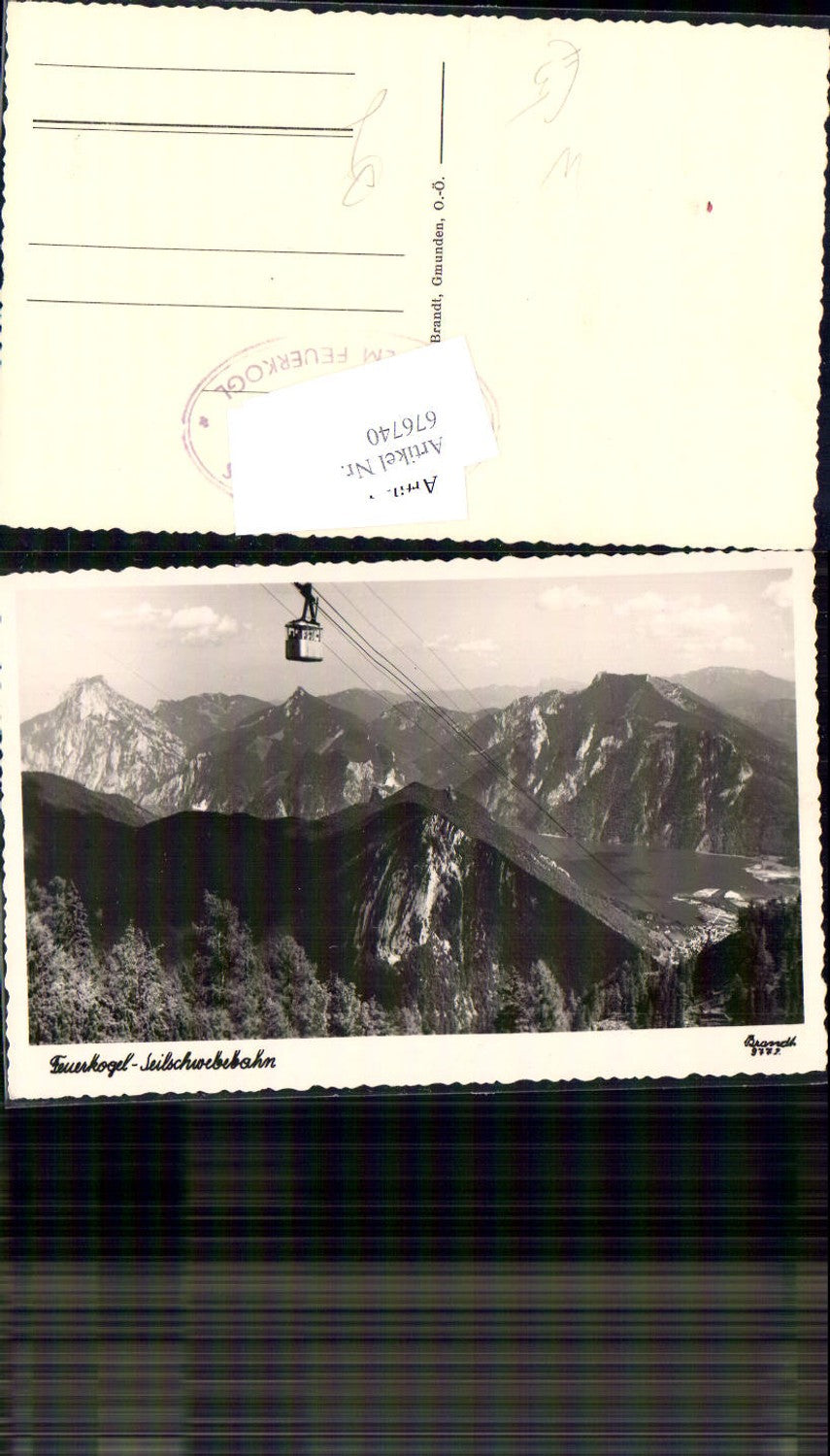 676740,Ebensee Feuerkogel Höllengebirge Seilbahn