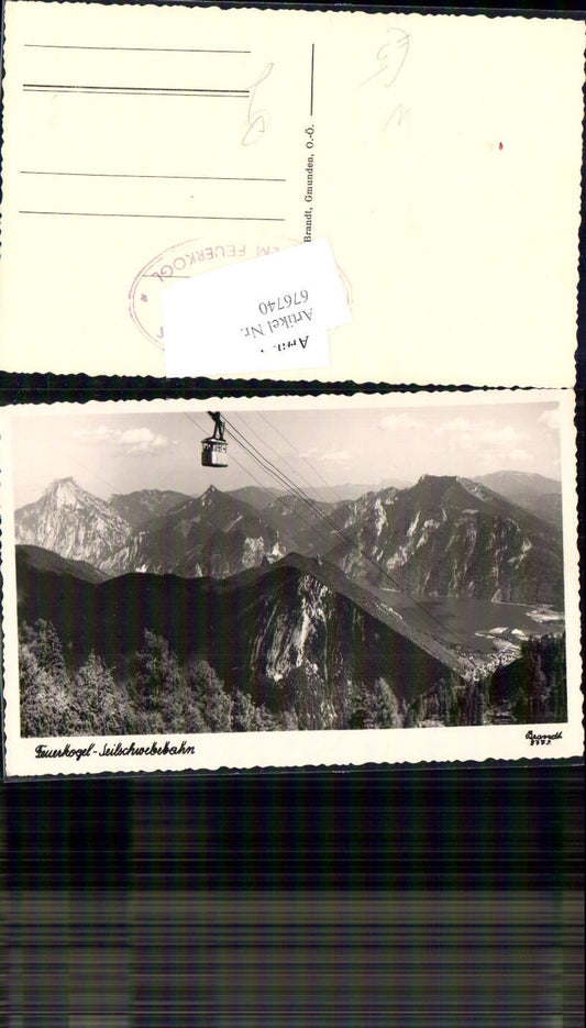 676740,Ebensee Feuerkogel Höllengebirge Seilbahn