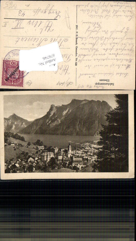 676746,Ebensee Bahnpost Selzthal Attnang Puchheim Zug 266