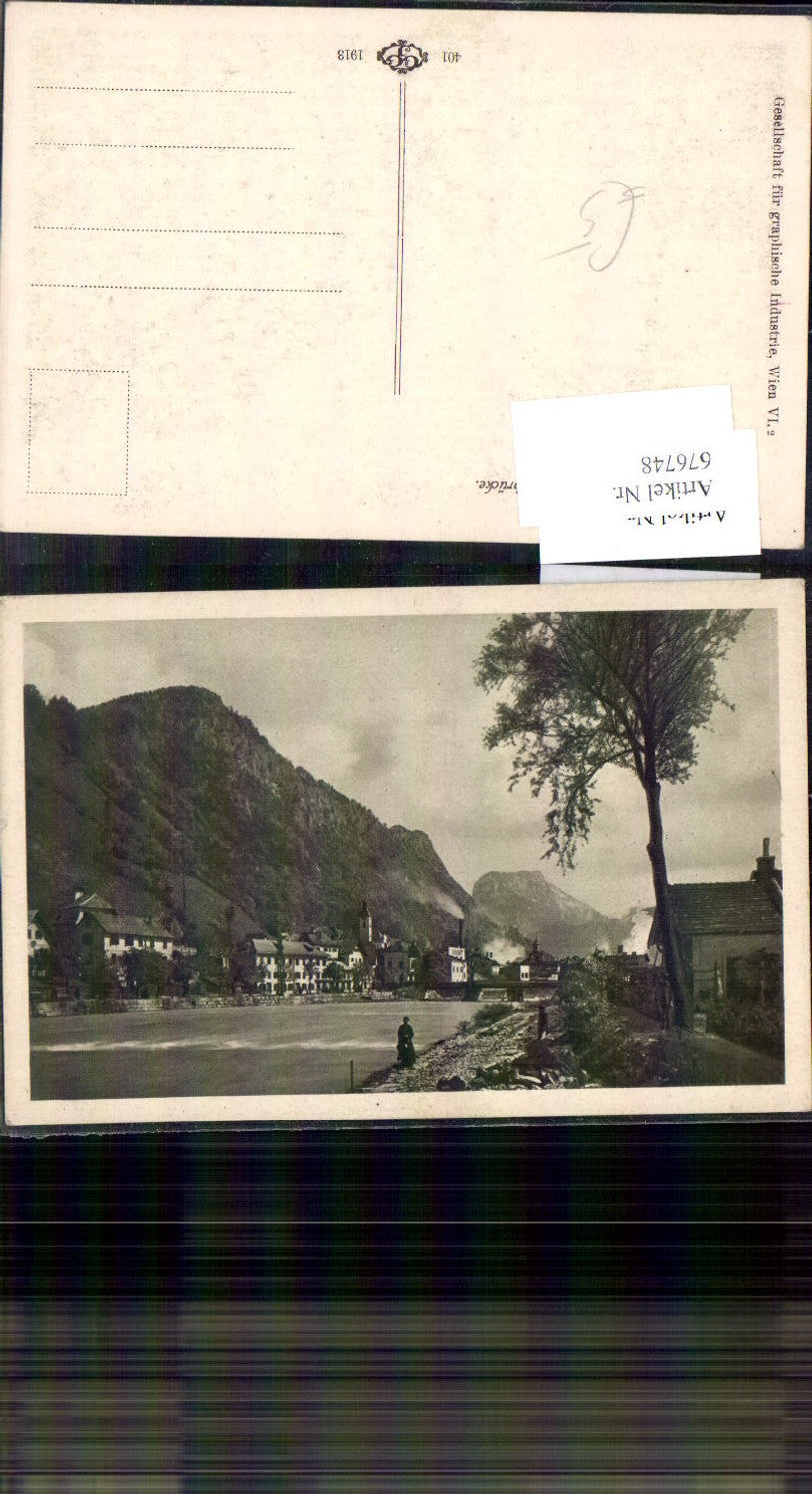 676748,Ebensee Traunbrücke Partie