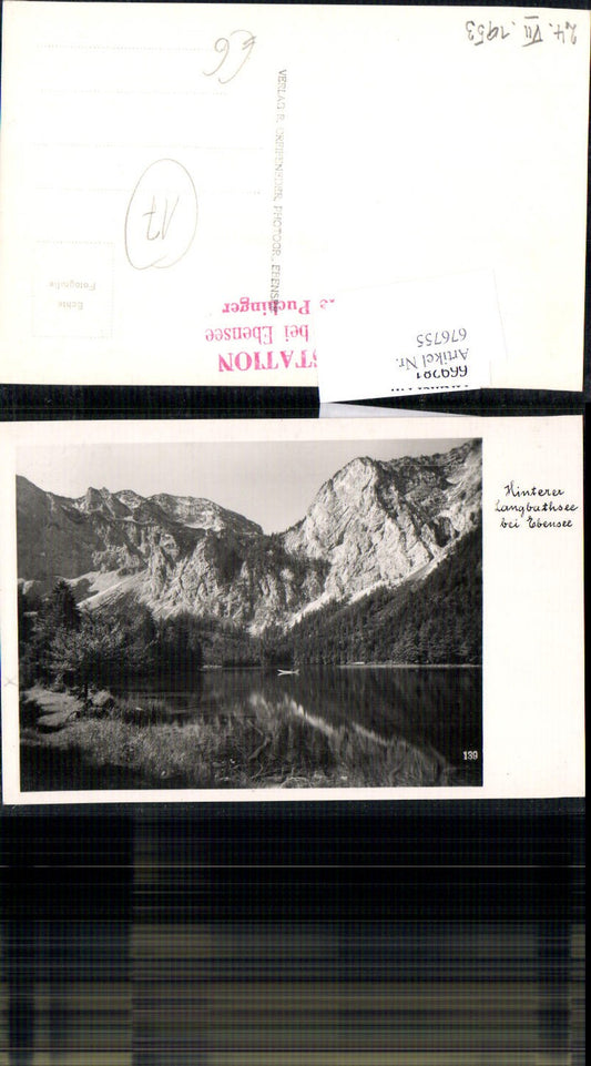 676755,Ebensee Hinterer Langbathsee