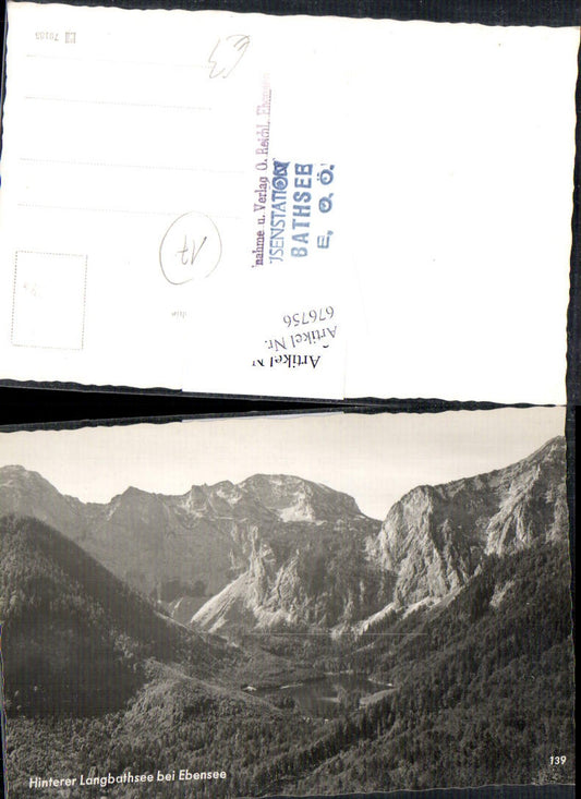 676756,Ebensee Hinterer Langbathsee