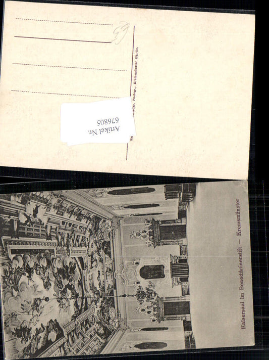 676805,Kremsmünster Kaisersaal