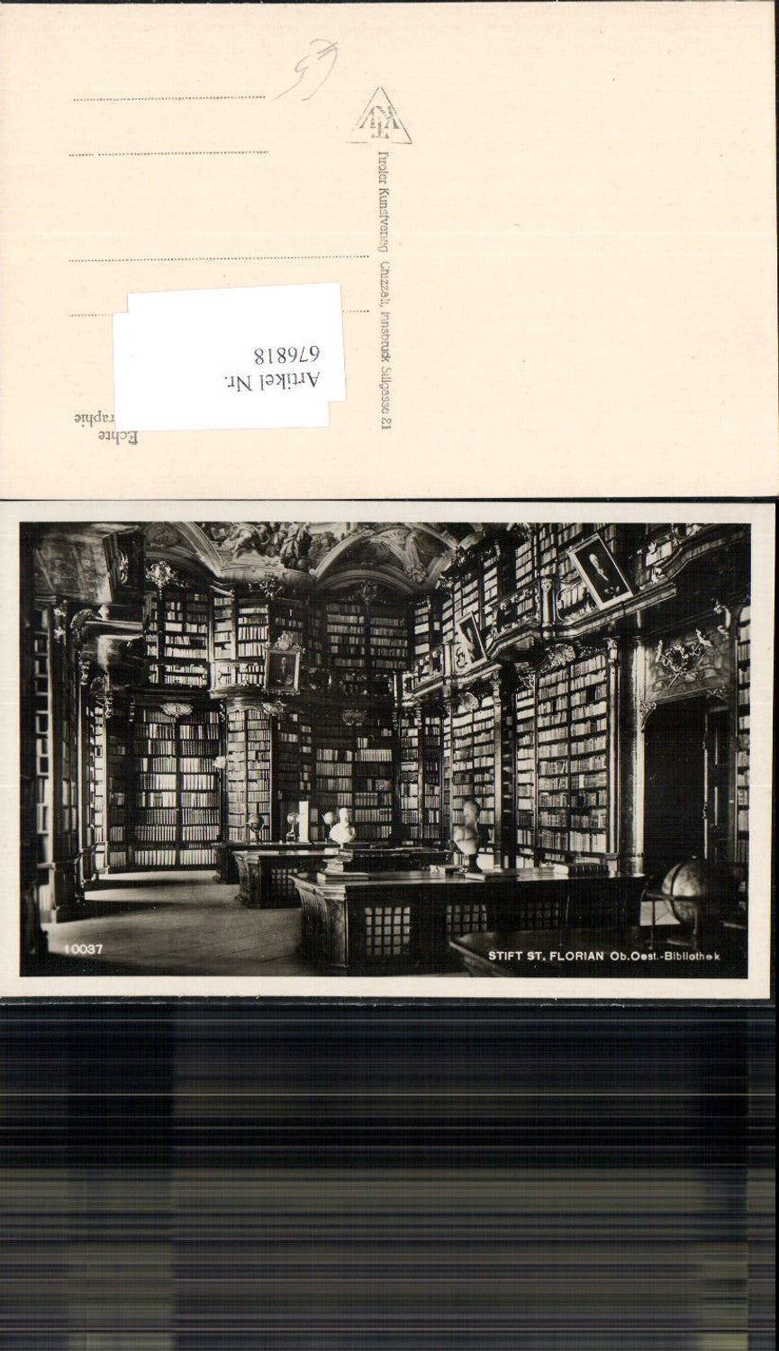 676818,St. Florian Bibliothek Globus