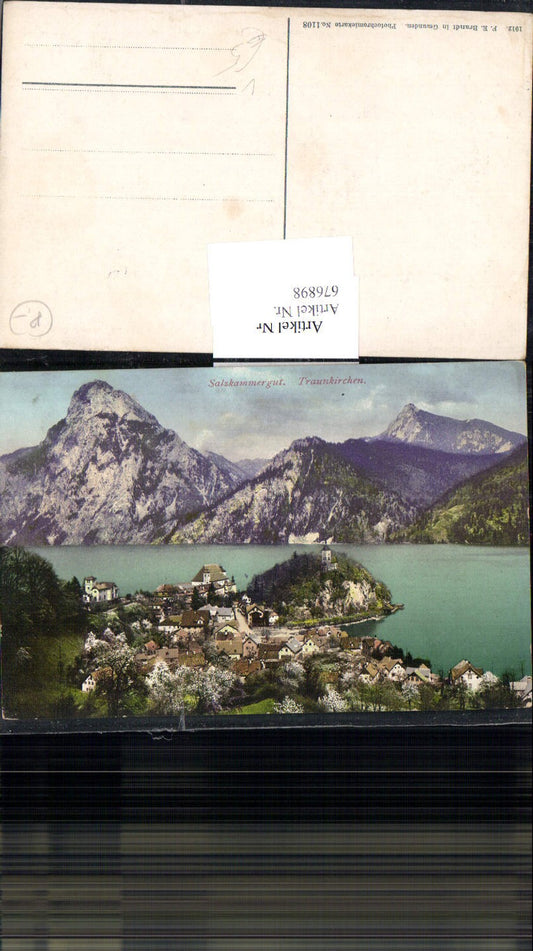 676898,schöne Partie aus Traunkirchen am Traunsee pub Brandt 1108