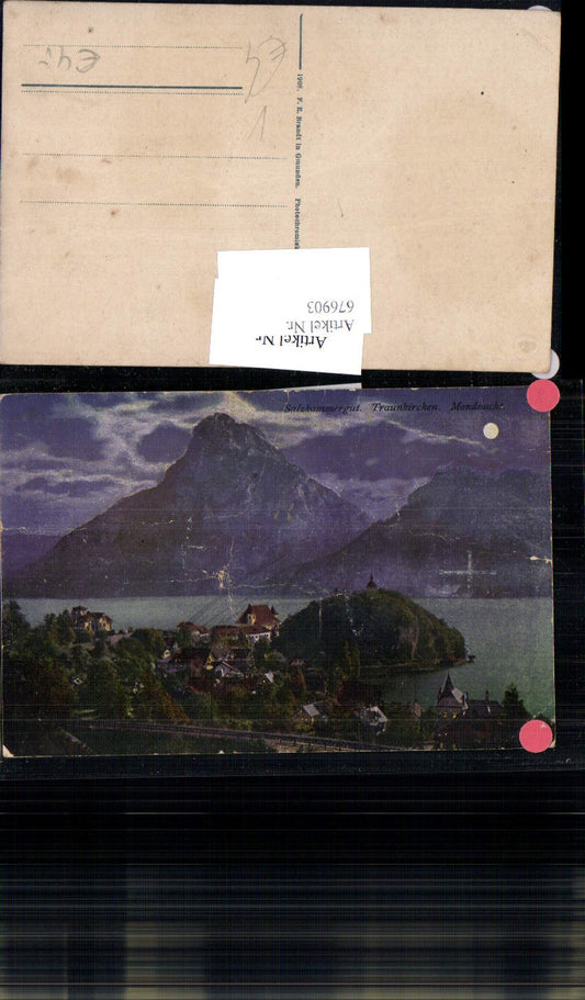 676903,Traunkirchen am Traunsee Mondnacht pub Brandt 819