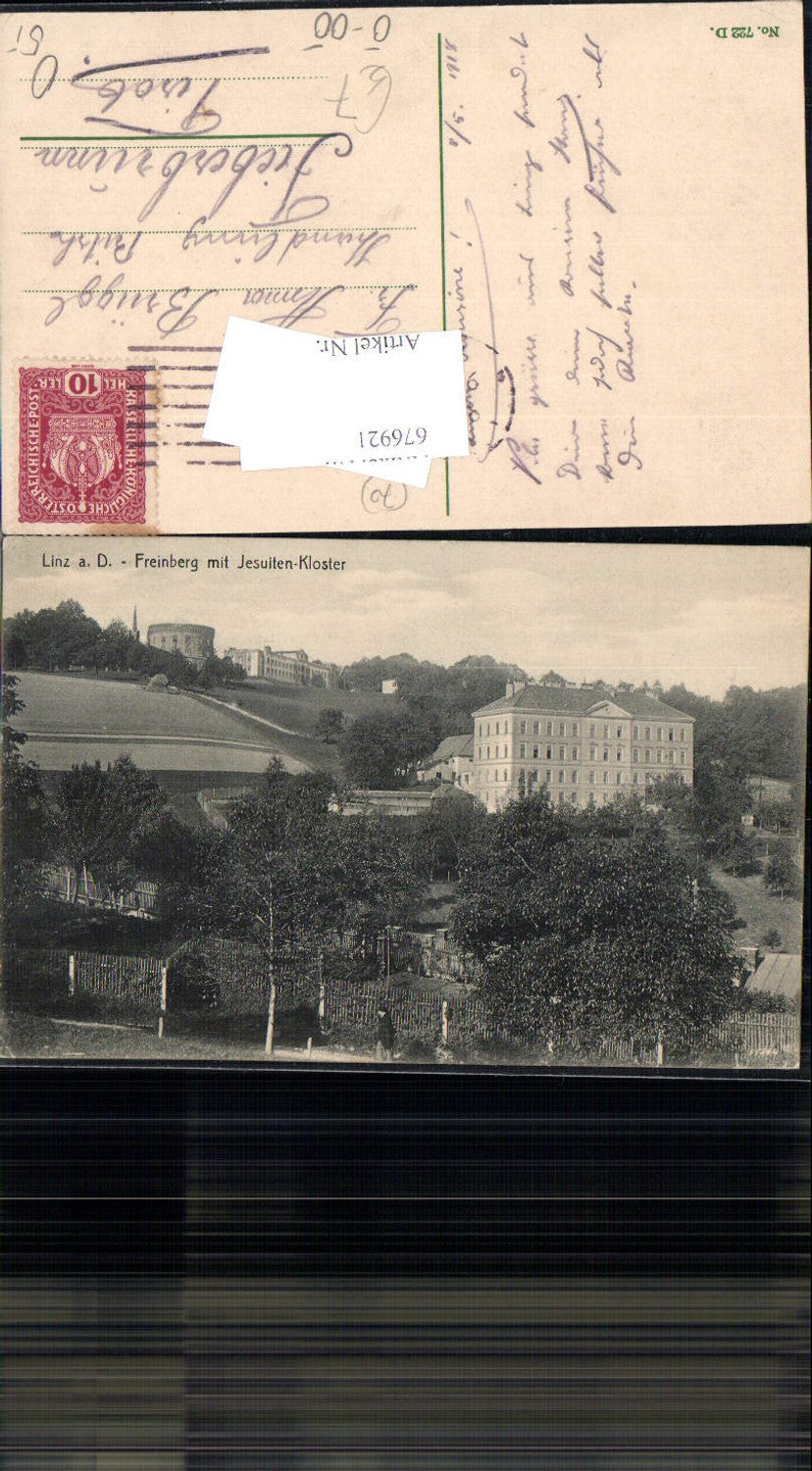 676921,Linz an der Donau Freinberg Jesuitenkloster Jesuiten