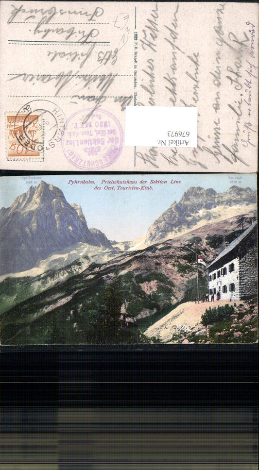 676973,Hinterstoder Pyhrnbahn Prielschutzhaus Priel pub Brandt 1515