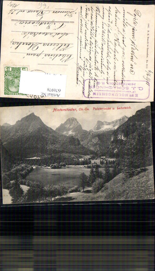 676978,Hinterstoder Polsterlucke Lahnteich pub Brandt 2101