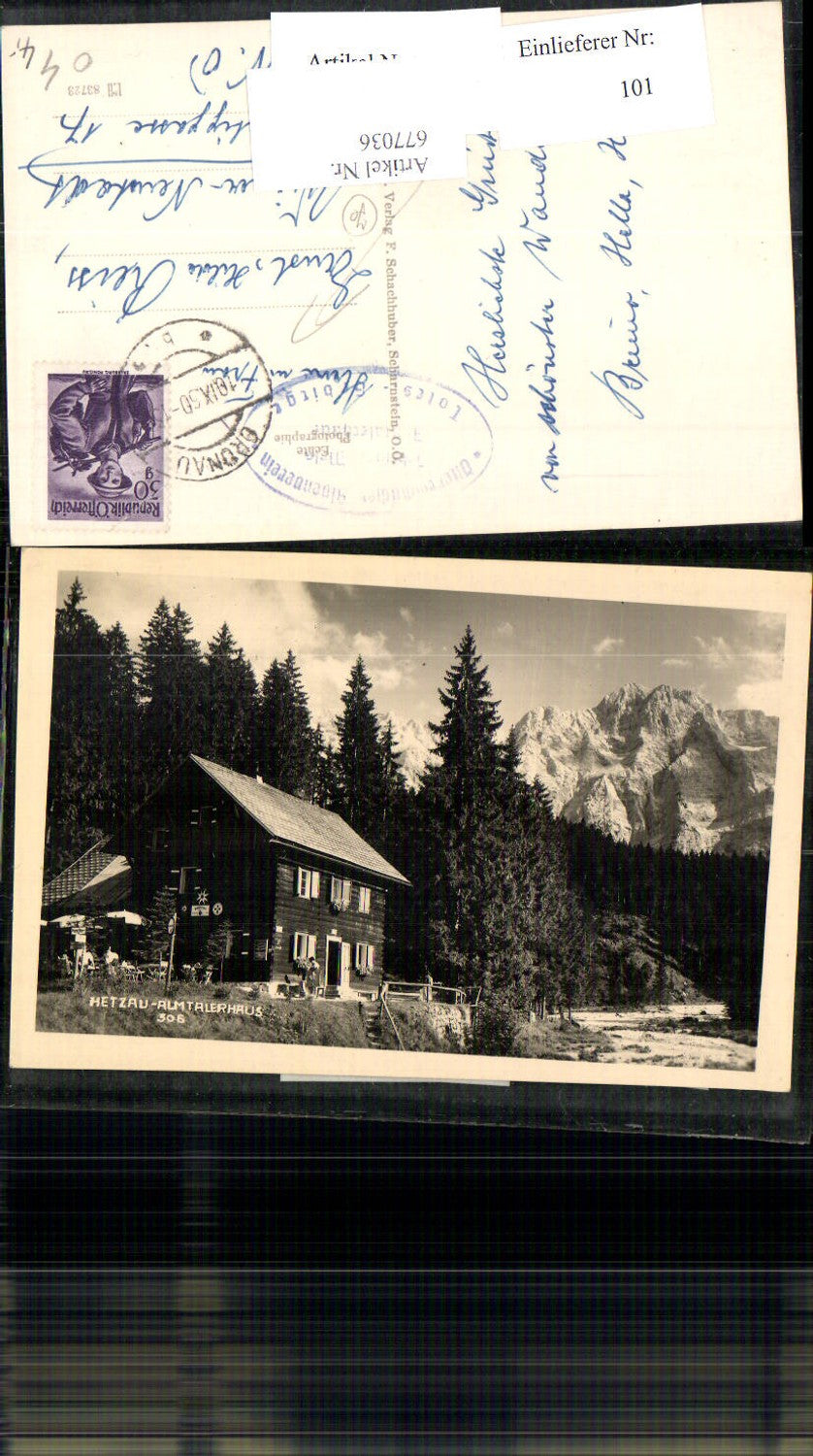 677036,Grünau im Almtal Almsee Hetzau Almtalerhaus