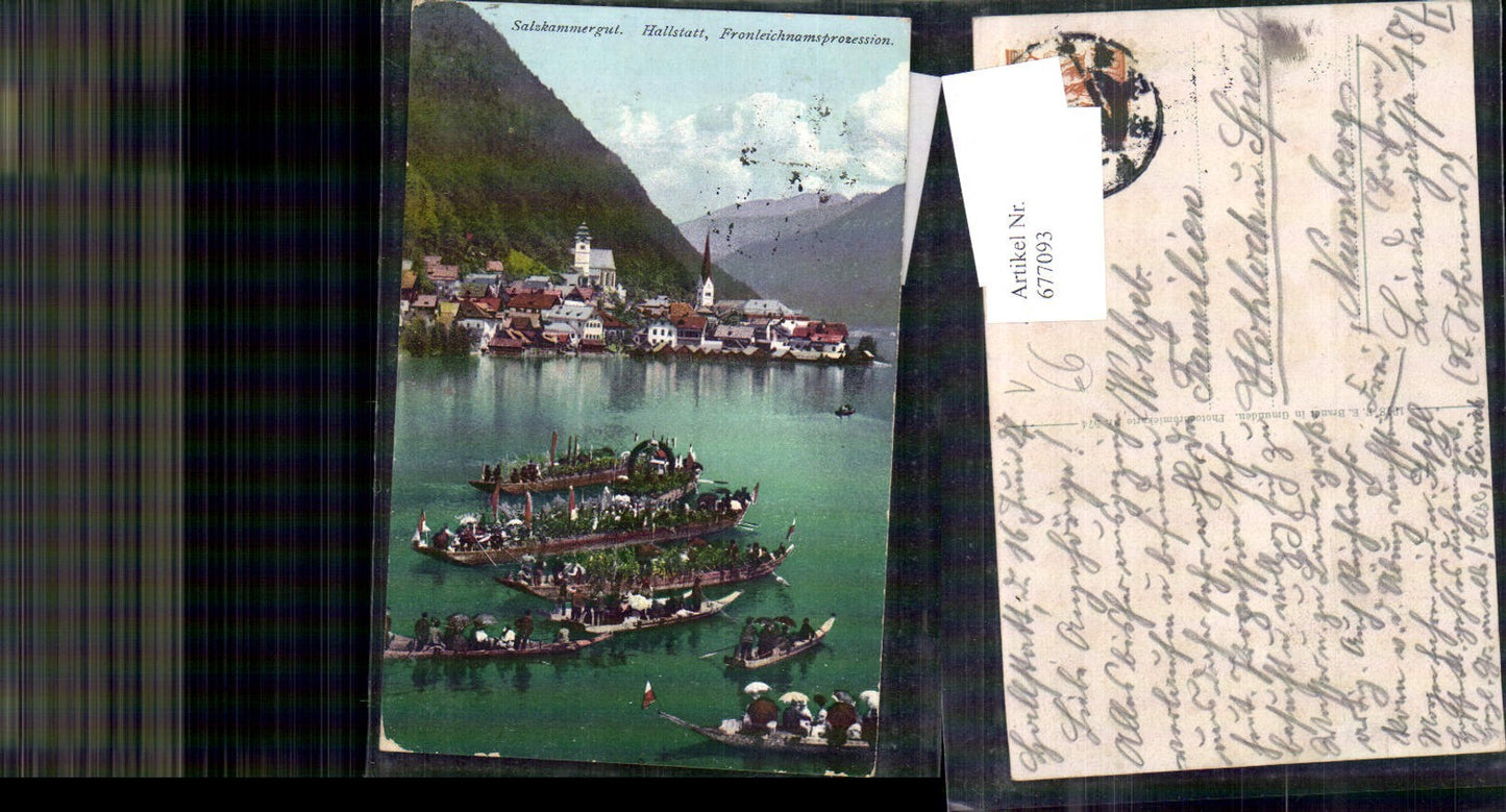 677093,Hallstatt am Hallstättersee Fronleichnam Prozession Brandt AT
