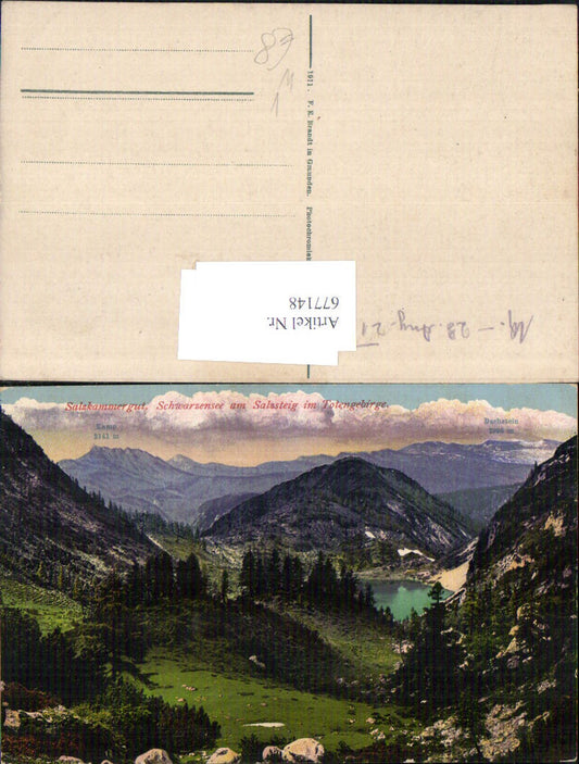 677148,Schwarzensee am Salzsteig im Toten Gebirge St. Wolfgang am Wolfgangsee pub Brandt