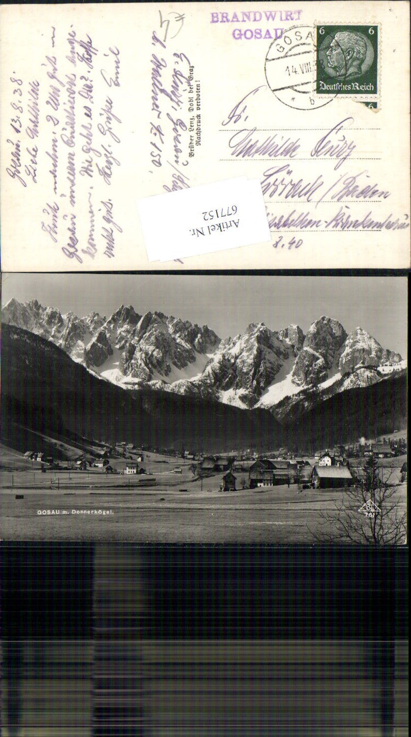 677152,Gosau m. Donnerkögel