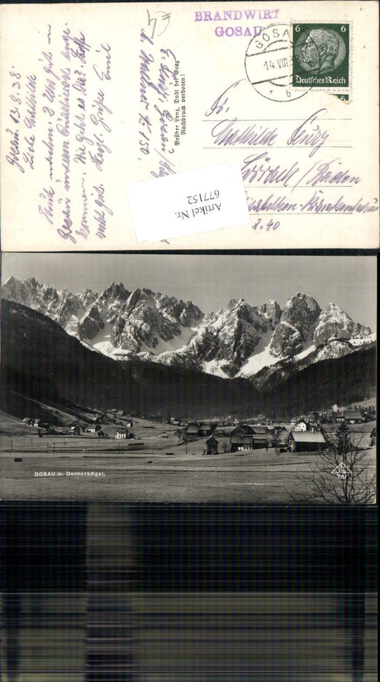 677152,Gosau m. Donnerkögel