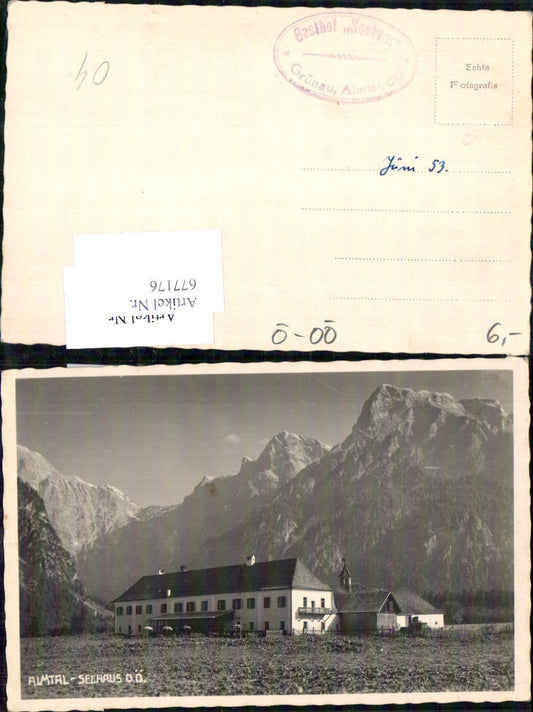 677176,Almtal Seehaus Grünau am Almsee