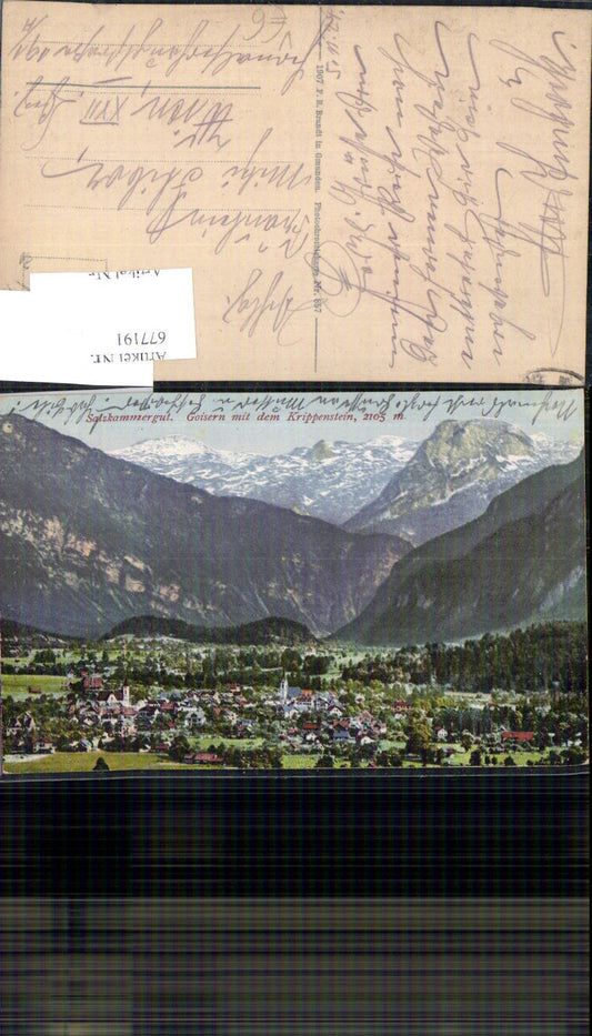 677191,Salzkammergut Goisern m. Krippenstein pub Brandt 857