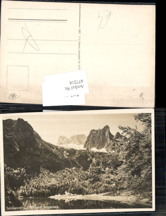 677218,Hinterer Gosausee Gosau