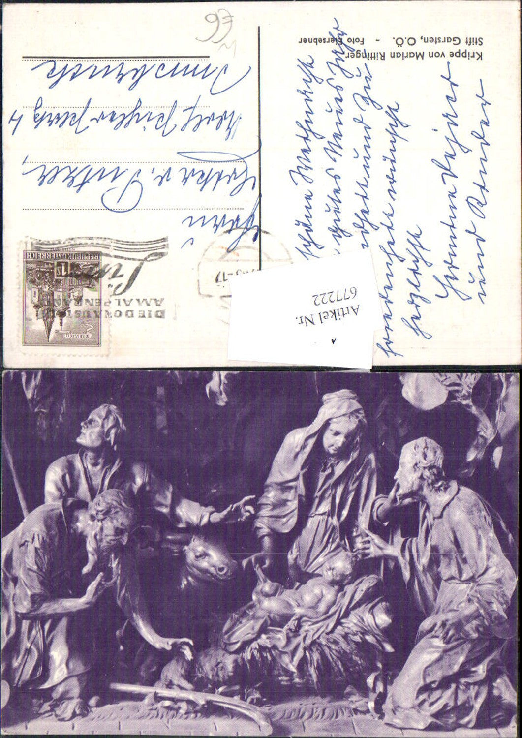 677222,Krippe v. Marian Rittinger Stift Garsten Steyr