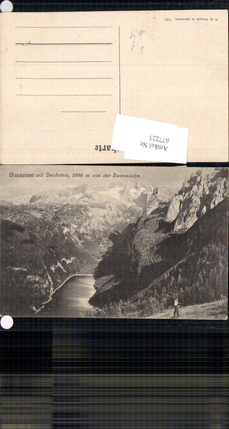 677223,Gosausee Gosau Zwieselalpe Filzmoos Annaberg Lungötz Dachstein pub Brandt 1781