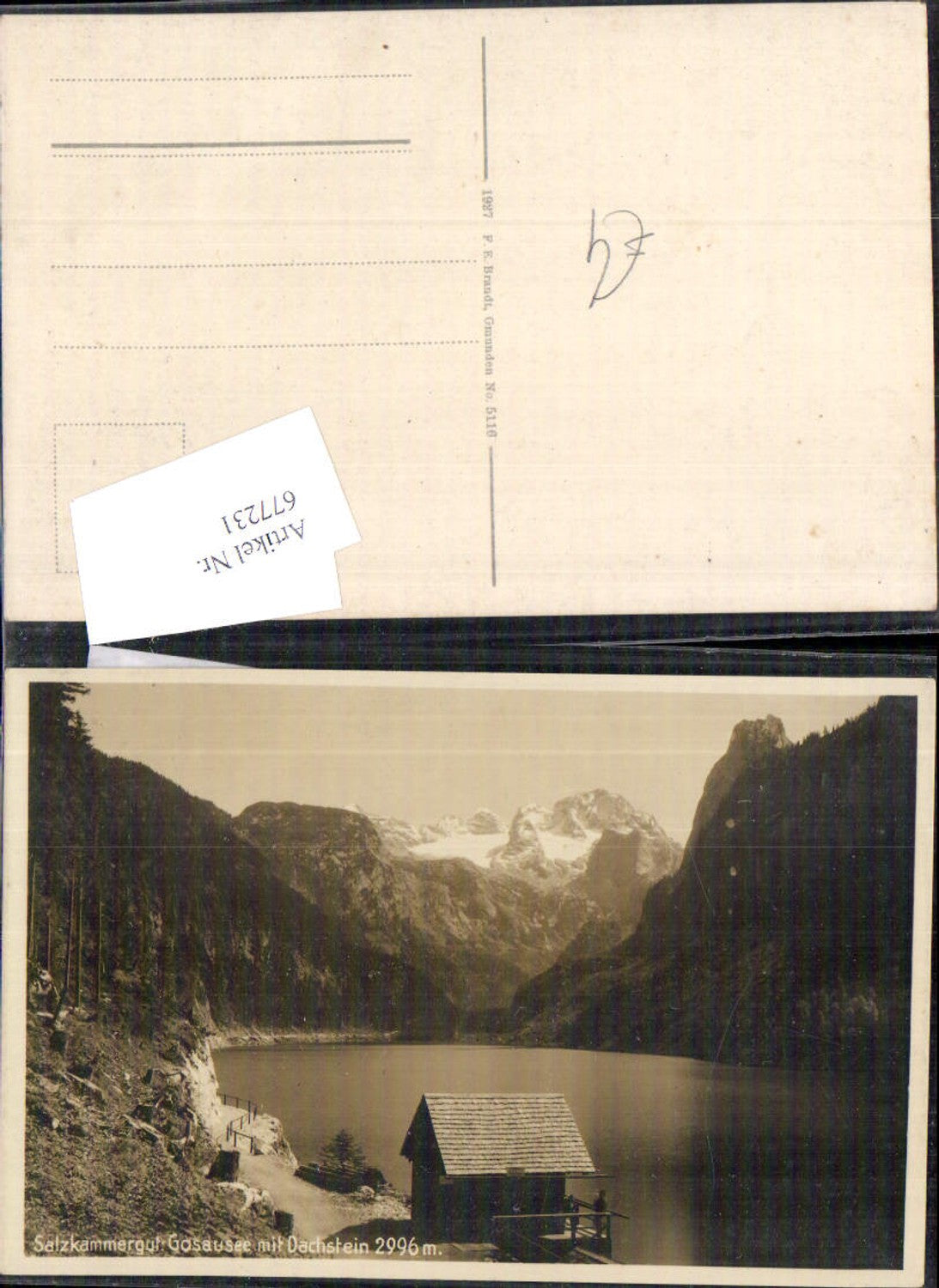 677231,Gosausee bei Gosau m. Dachstein