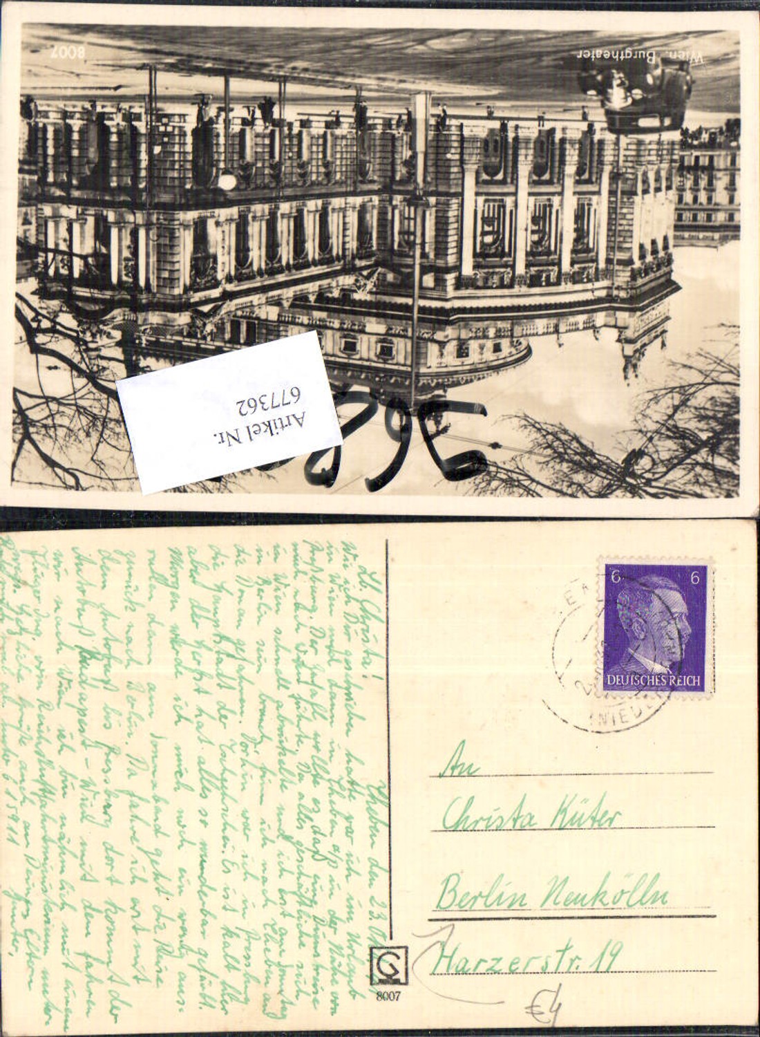 Alte Ansichtskarte – Old Postcard