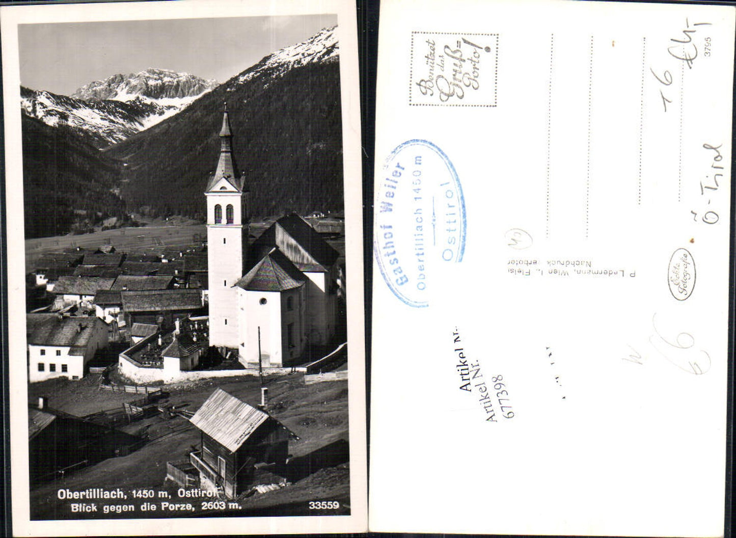 Alte Ansichtskarte – Old Postcard