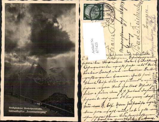 677425 Grossglockner Hochalpenstrasse Sonnenuntergang Edelweißspitze