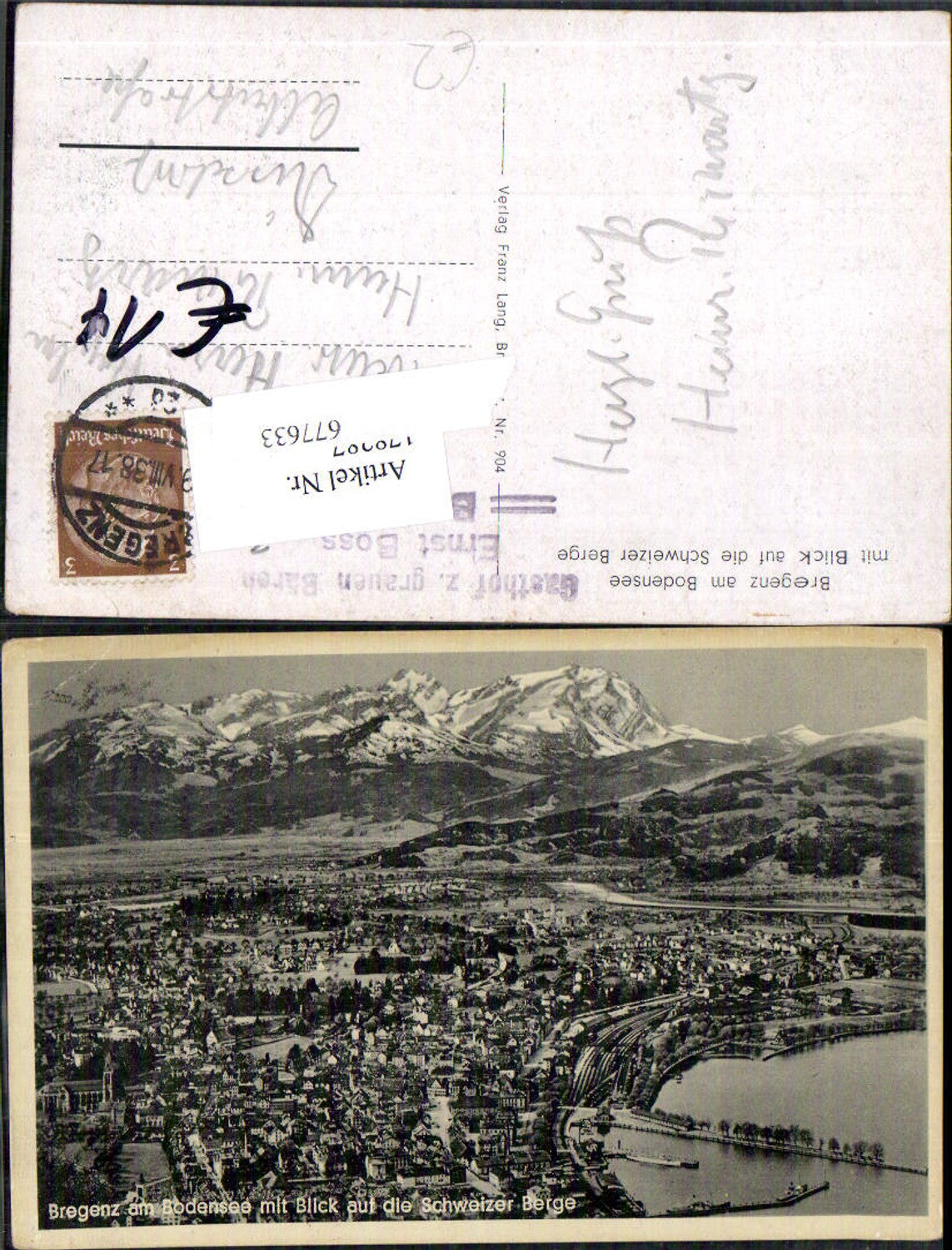 Alte Ansichtskarte – Old Postcard