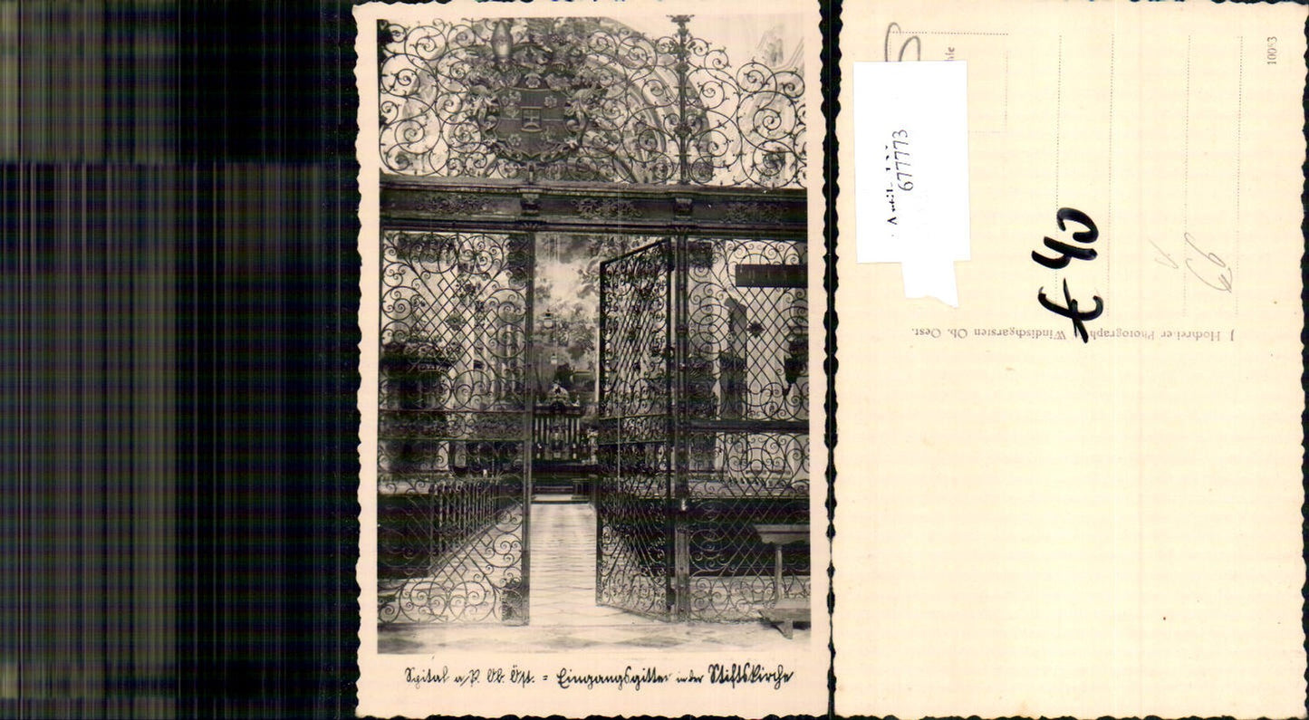 677773 Spital am Pyhrn Stiftskirche Gitter Eingang Tor pub Hochreiter