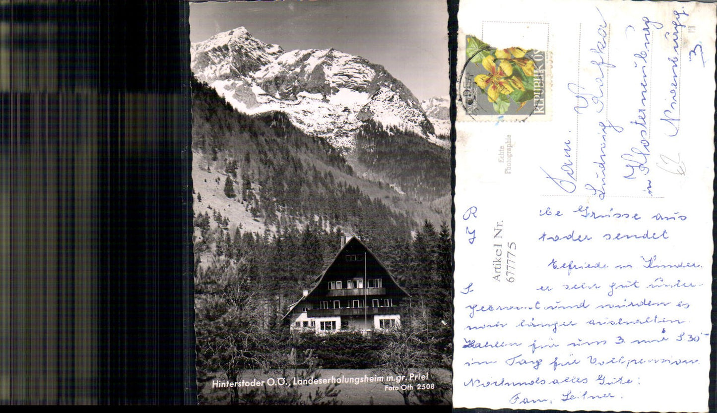 677775 Hinterstoder Landeserholungsheim pub Foto Oth 2508