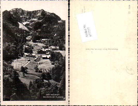 677777 Hallstatt Salzberg m. Plassen pub Bährendt 1213