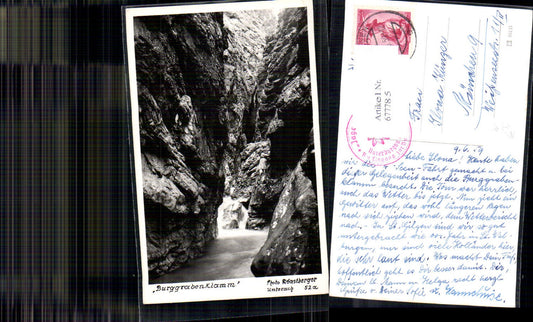 677785 Burggrabenklamm bei Unterach am Attersee pub Photo Gastberger 52 a