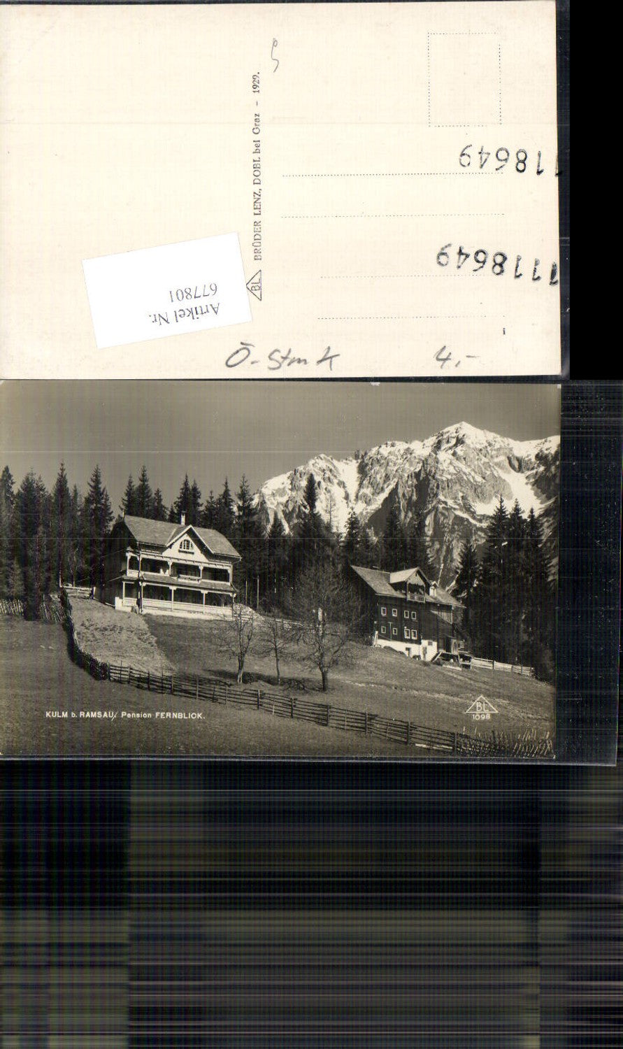 Alte Ansichtskarte – Old Postcard