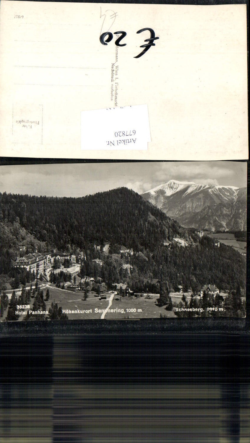 677820 Semmering Hotel Panhans