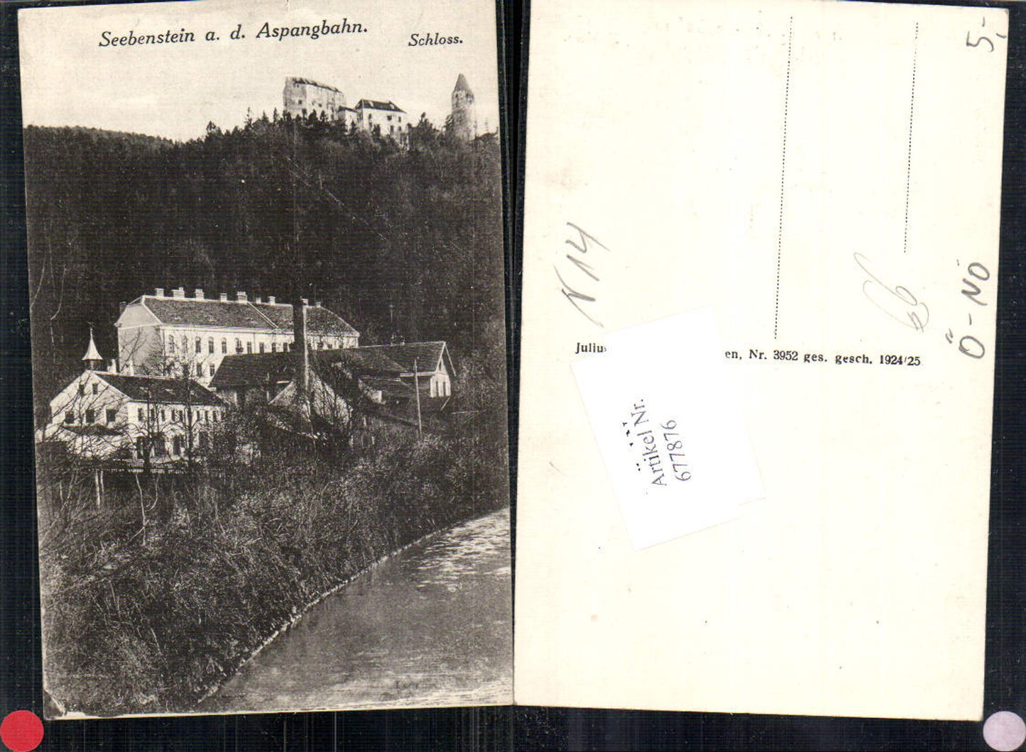 677876 Seebenstein Castle Aspangbahn