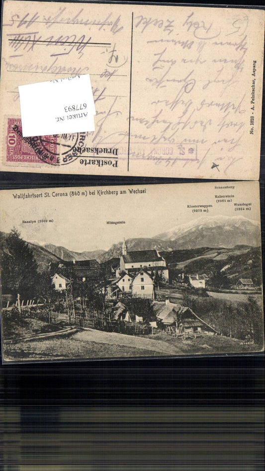 677893 St. Corona am Wechsel b. Kirchberg am Wechsel