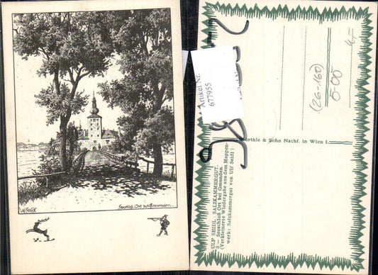 677955 Künstler AK Ulf Seidl Schloss Ort b. Gmunden