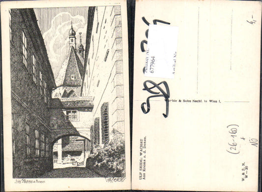 677964 Künstler AK Ulf Seidl Wachau Krems an der Donau