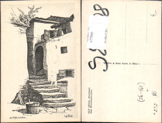 677966 Künstler AK Ulf Seidl Wachau Weissenkirchen in der Wachau