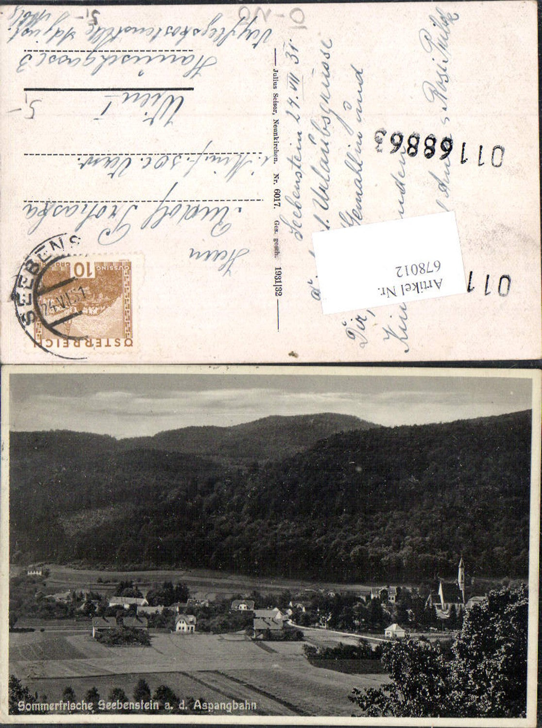 Alte Ansichtskarte – Old Postcard