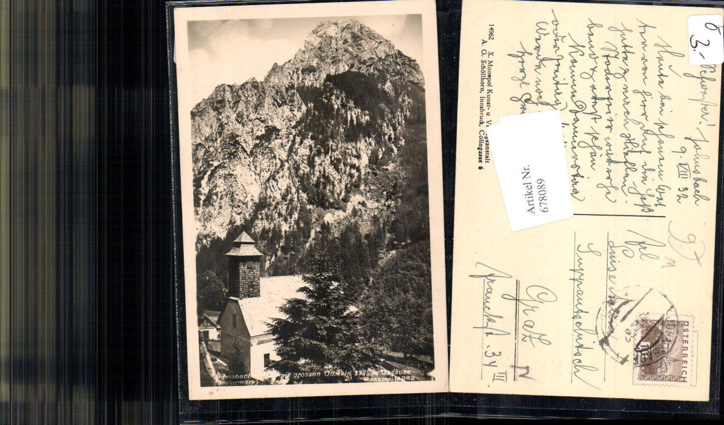 Alte Ansichtskarte – Old Postcard