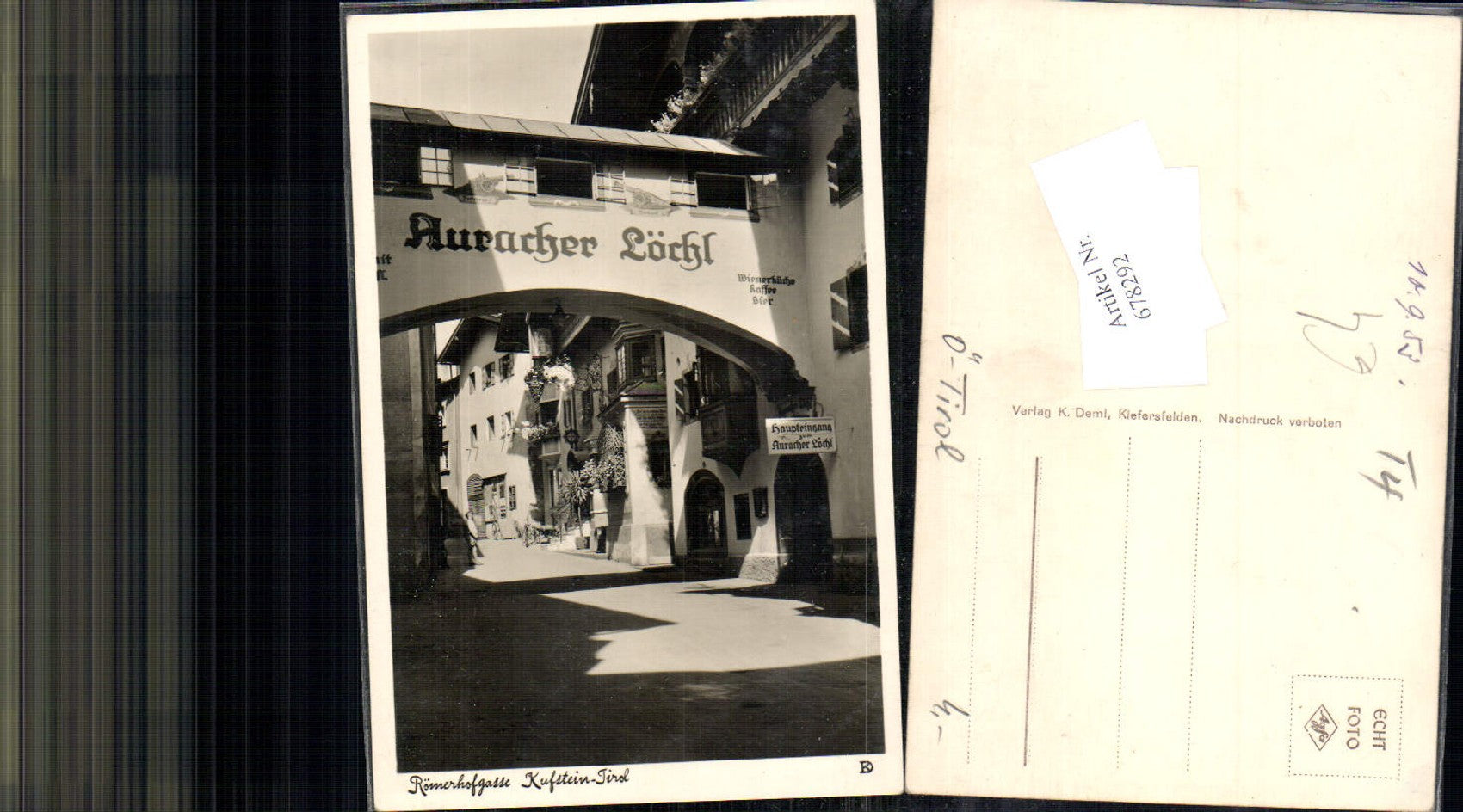 Alte Ansichtskarte – Old Postcard