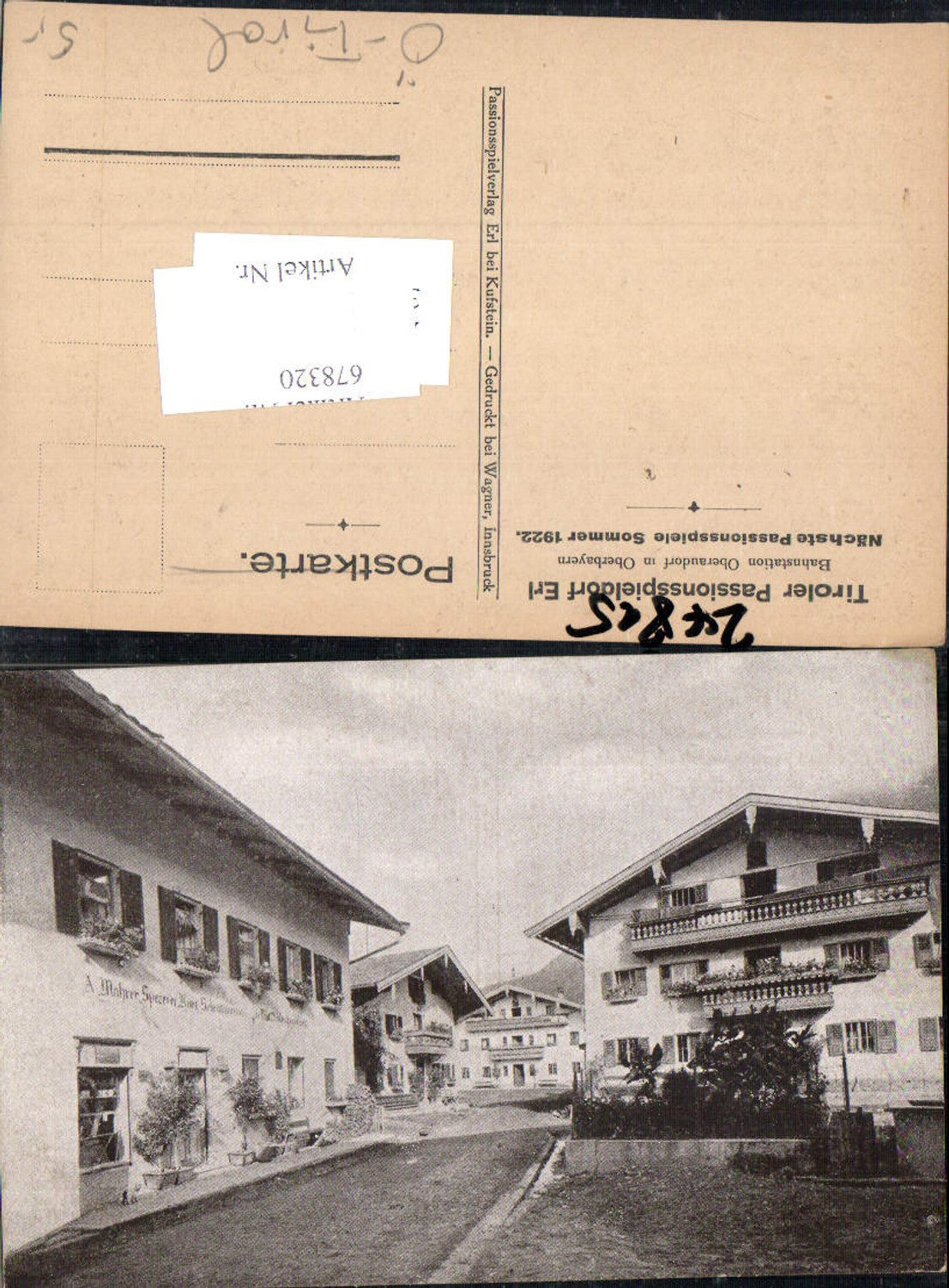 Alte Ansichtskarte – Old Postcard