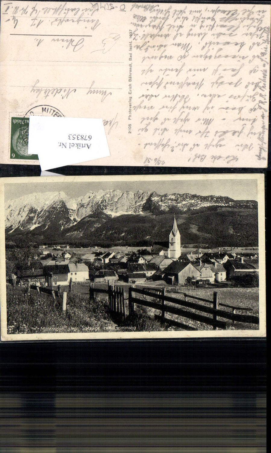 Alte Ansichtskarte – Old Postcard